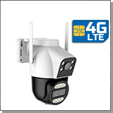 Уличная 2Mp 4G-LTE IP-камера Link-DL34TG-4G-Trio с ТРЕМЯ объективами